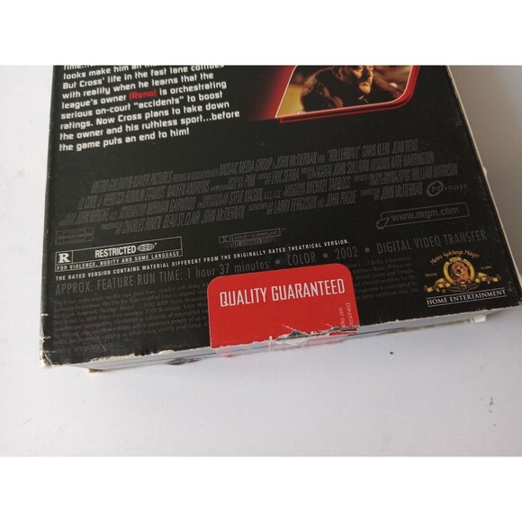 Rollerball (2002, VHS) R-Rated Version Rebecca Romijn Chris Klein LL Cool J - Picture 4 of 6